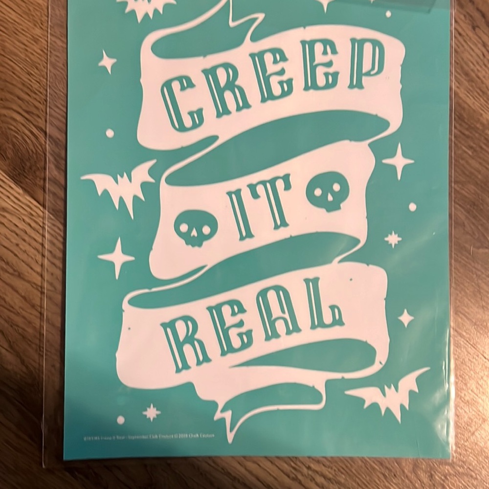 Creep it Real Chalk Couture Transfer Size B
